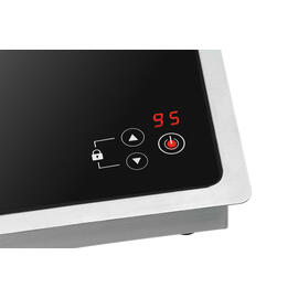 Induktionswarmhalteplatte IW10-EB Einbaugerät 1000 Watt 490 mm x 345 mm Produktbild 5 S