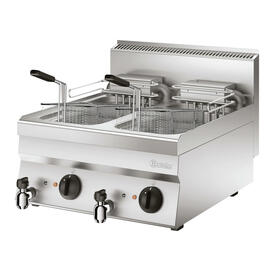Elektro-Fritteuse | 2 Becken 2 Körbe 20 ltr | 400 Volt 18 kW Produktbild
