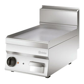 Griddleplatte 650 400E-G | Oberfläche Edelstahl | Grillfläche Maße 390 x 515 mm Produktbild