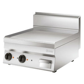 Griddleplatte 650 600E-G | Oberfläche Edelstahl | Grillfläche Maße 590 x 515 mm Produktbild
