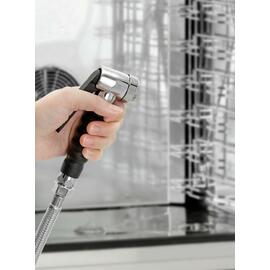 Handbrause, Schlauchlänge 2 m, mit Absperrventil für Festwasseranschluß 1/2 Zoll, inkl. Halterung zur Anbringung an die Kombidämpfer Produktbild 2 S