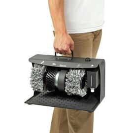 Schuhputzmaschine schwarz  | Fußschalter Produktbild 4 S