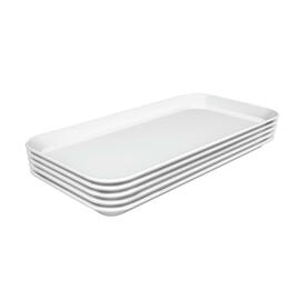 Auslageschale 17W-150x300 Melamin weiß Produktbild