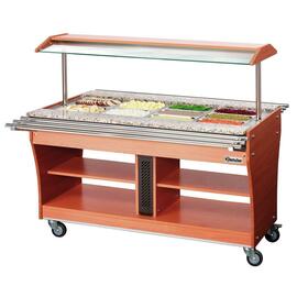 125503 Tablettrutsche, zu Gastro Buffet T, GN 4x 1/1, Edelstahl, 4,2 kg, 1460 x 312 mm Produktbild 4 S