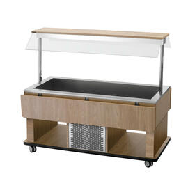Kinder-Kaltbuffetwagen Kids K4110-150U ulmenfarben | passend für 4 x GN 1/1 - 150 mm Produktbild 3 S