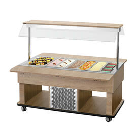 Kinder-Kaltbuffetwagen Kids K4110-150U ulmenfarben | passend für 4 x GN 1/1 - 150 mm Produktbild 4 S