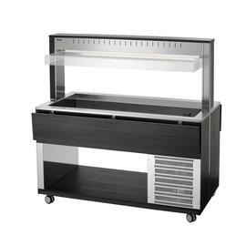 Kaltbuffetwagen K4110-200A anthrazit | passend für 4 x GN 1/1 - 200 mm | 4 Stege Produktbild 3 S