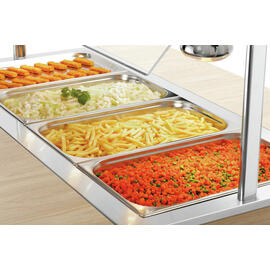 Kinder-Warmbuffetwagen Kids W4110-150U | ulmenfarben | passend für 4 x GN 1/1 Produktbild 7 S