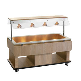 Kinder-Warmbuffetwagen Kids W4110-150U | ulmenfarben | passend für 4 x GN 1/1 Produktbild 2 S