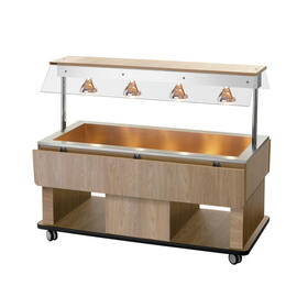 Kinder-Warmbuffetwagen Kids W4110-150U | ulmenfarben | passend für 4 x GN 1/1 Produktbild 3 S