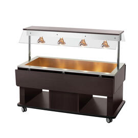Kinder-Warmbuffetwagen Kids W4110-150W | wengefarben | passend für 4 x GN 1/1 Produktbild 3 S