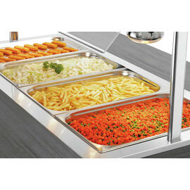 Kinder-Warmbuffetwagen Kids W4110-150A | anthrazit | passend für 4 x GN 1/1 Produktbild 7 S