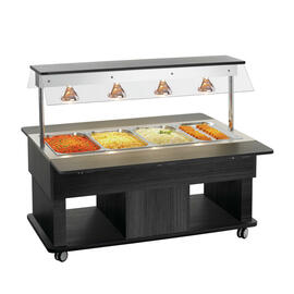 Kinder-Warmbuffetwagen Kids W4110-150A | anthrazit | passend für 4 x GN 1/1 Produktbild