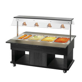 Kinder-Warmbuffetwagen Kids W4110-150A | anthrazit | passend für 4 x GN 1/1 Produktbild 4 S
