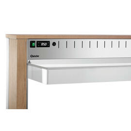 Warmbuffetwagen W3110-200U | ulmenfarben 230 Volt mit Beleuchtung | passend für 3 x GN 1/1 Produktbild 5 S