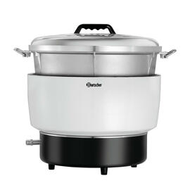 Gas-Reiskocher | 10 ltr inkl. Messbecher | Rührlöffel Produktbild 5 S