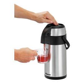 Isolierpumpkanne 3L | 3,0 ltr Edelstahl Produktbild 2 S