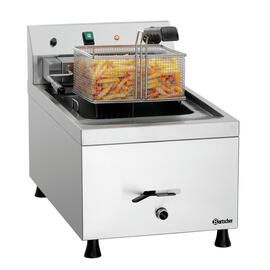 Fritteuse 12L-10 | 1 Becken 1 Korb 6,5 ltr 400 Volt | 9 kW Produktbild