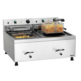 Fritteuse 12L-20 | 2 Becken 2 Körbe 2 x 6,5 ltr 400 Volt | 18,0 kW Produktbild