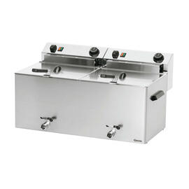 Elektro-Fritteuse PROFESSIONAL II | 2 Becken 2 Körbe 20 ltr | 400 Volt 16,2 kW Produktbild