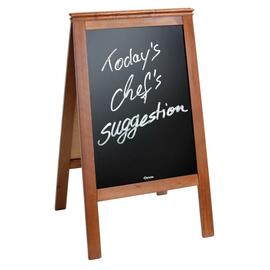 B-WARE | Menütafel Bistro • Holz rechteckig 530 x 795 mm L 660 mm x 565 mm H 1210 mm Produktbild