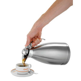 Isolierkanne 2L-VST | 2 ltr Edelstahl Einhandbedienung H 295 mm Produktbild 4 S