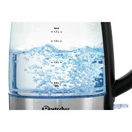 Wasserkocher 1,7LGL transparent | 1,7 ltr | 230 Volt 2200 Watt Produktbild 6 S