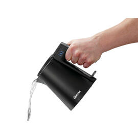 Wasserkocher 0,6 ltr schwarz Kunststoff Edelstahl Produktbild 2 S