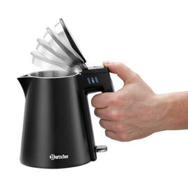Wasserkocher 0,6 ltr schwarz Kunststoff Edelstahl Produktbild 4 S