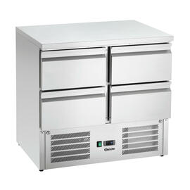 Mini-Kühltisch 900S4 mit 4 Schubladen Umluftkühlung Produktbild 6 S
