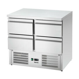 Mini-Kühltisch 900S4 mit 4 Schubladen Umluftkühlung Produktbild 7 S