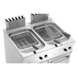 Gas-Standfritteuse | 2 Becken 2 Körbe 46 ltr 30,0 kW (Gas) Produktbild 3 S
