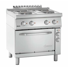 4 Platten Elektroherd Gastronorm 400 Volt 14,05 kW | Backofen Produktbild 5 S