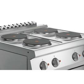 4 Platten Elektroherd Gastronorm 400 Volt 14,05 kW | Backofen Produktbild 2 S