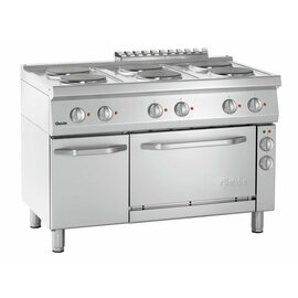 6 Platten Elektroherd 400 Volt 19,25 kW | Backofen | Schrankbereich mit Tür Produktbild 6 S