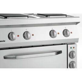 4 Platten Elektroherd Gastronorm 400 Volt 14,05 kW | Backofen | Kochplatten eckig Produktbild 3 S