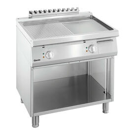 Elektro-Griddleplatte Serie 700 • Oberfläche Stahl • glatt | gerillt | 400 Volt 10 kW Produktbild