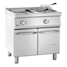 Elektro-Standfritteuse | 2 Becken 3 Körbe 30 ltr | 400 Volt 30 kW Produktbild