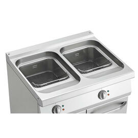 Elektro-Standfritteuse | 2 Becken 3 Körbe 30 ltr | 400 Volt 30 kW Produktbild 4 S