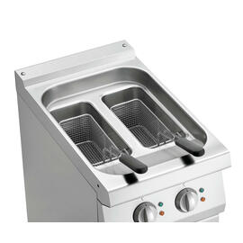 Elektro-Standfritteuse | 2 Becken 2 Körbe 18 ltr | 400 Volt 15 kW Produktbild 3 S