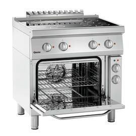 4 Felder Elektroherd Gastronorm 400 Volt 12,85 kW | Backofen Produktbild
