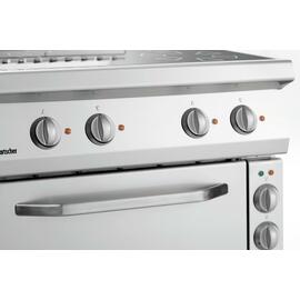 4 Felder Elektroherd Gastronorm 400 Volt 12,85 kW | Backofen Produktbild 3 S