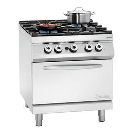4 Flammen Gasherd Gastronorm 32,5 kW | Backofen Produktbild
