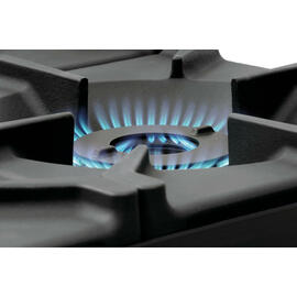 6 Flammen Gasherd Gastronorm 45,5 kW | Backofen | Schrankbereich mit Tür Produktbild 3 S