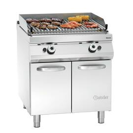 Gas-Lavasteingrill 900 Master Standgerät geschlossen | 2 Türen 24 kW  H 900 mm Produktbild