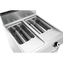 Gas-Standfritteuse | 2 Becken 2 Körbe 40 ltr | 230 Volt 0,005 kW 36 kW (Gas) Produktbild 5 S
