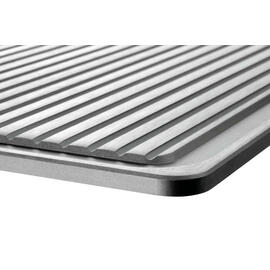 Grillplatte 900-R für Gasherde, Gusseisen, gerillt, 390 x 390 x H 17 mm, mit Saftrinne Produktbild 4 S
