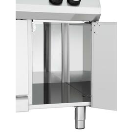 6 Platten Elektroherd Gastronorm 400 Volt 29,6 kW | Backofen | Schrankbereich mit Tür Produktbild 7 S