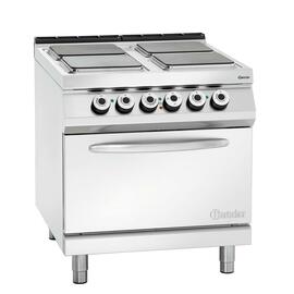 4 Platten Elektroherd Gastronorm 400 Volt 21,6 kW | Backofen Produktbild 5 S