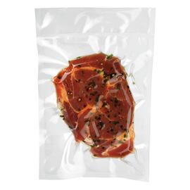 300311 Vakuumier-Beutel K1,2 L, für Kammer-Vakuumiergeräte, glatt, 4-lagig, kochfest bis 120°C, Sous-Vide geeignet, lebensmittelecht, frei von Weichmachern, geschmacks- und geruchsneutral, 100 Beutel/Paket, Inhalt: 1,2 Ltr., Größe: 160 x 250 mm Produktbild 5 S